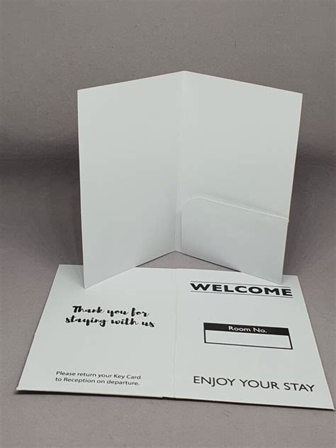 hotel key card folders